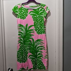 Lilly Pulitzer 🍍 Pineapple Cotton Dress Small